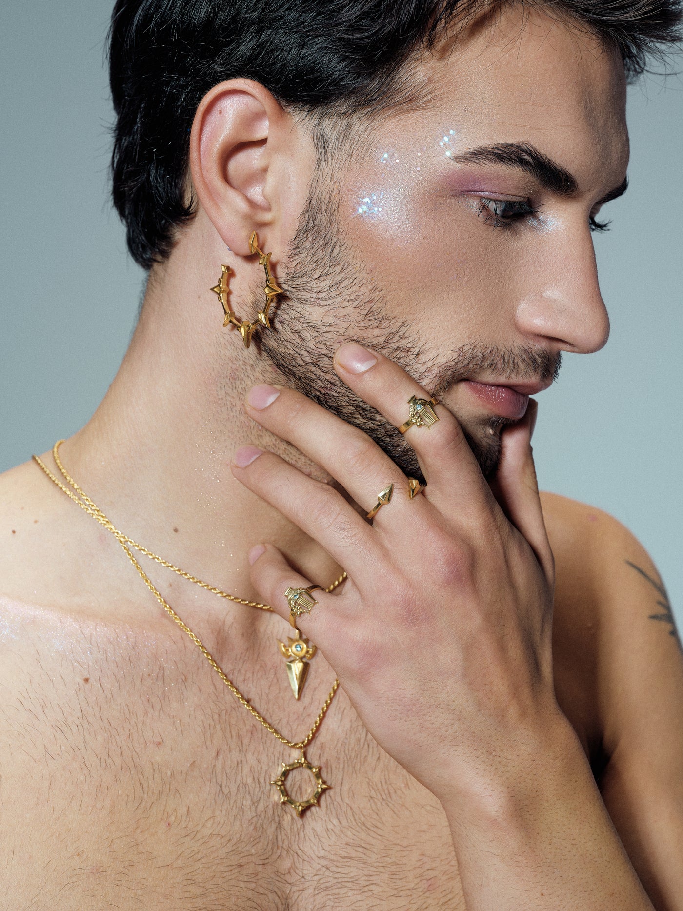 Mavuika Aztec Solid Halo Hoops