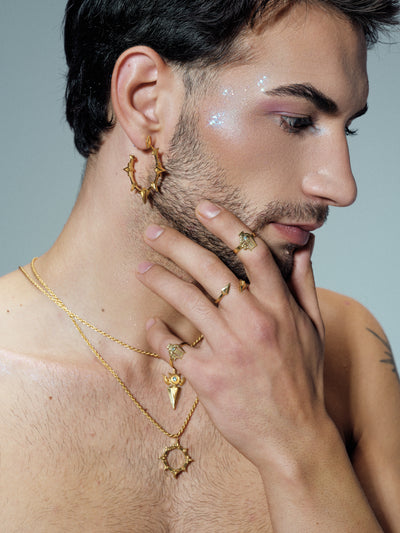 Mavuika Aztec Solid Halo Hoops