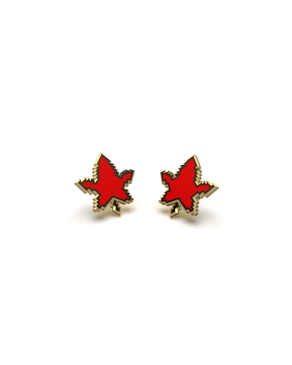 LVL 20 Maple Leaf Stud Earrings