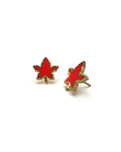 LVL 20 Maple Leaf Stud Earrings