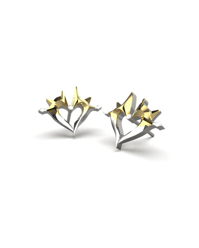 Prestige Evelynn High Noon Allure Silver Heart studs