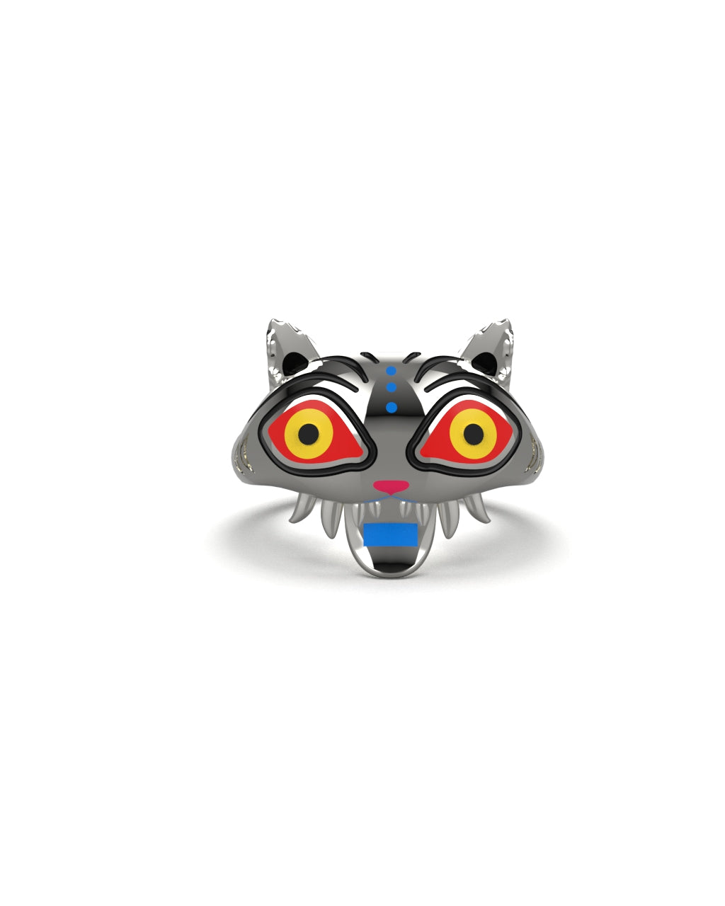 K-pop Derpy Tiger/Cat open ring