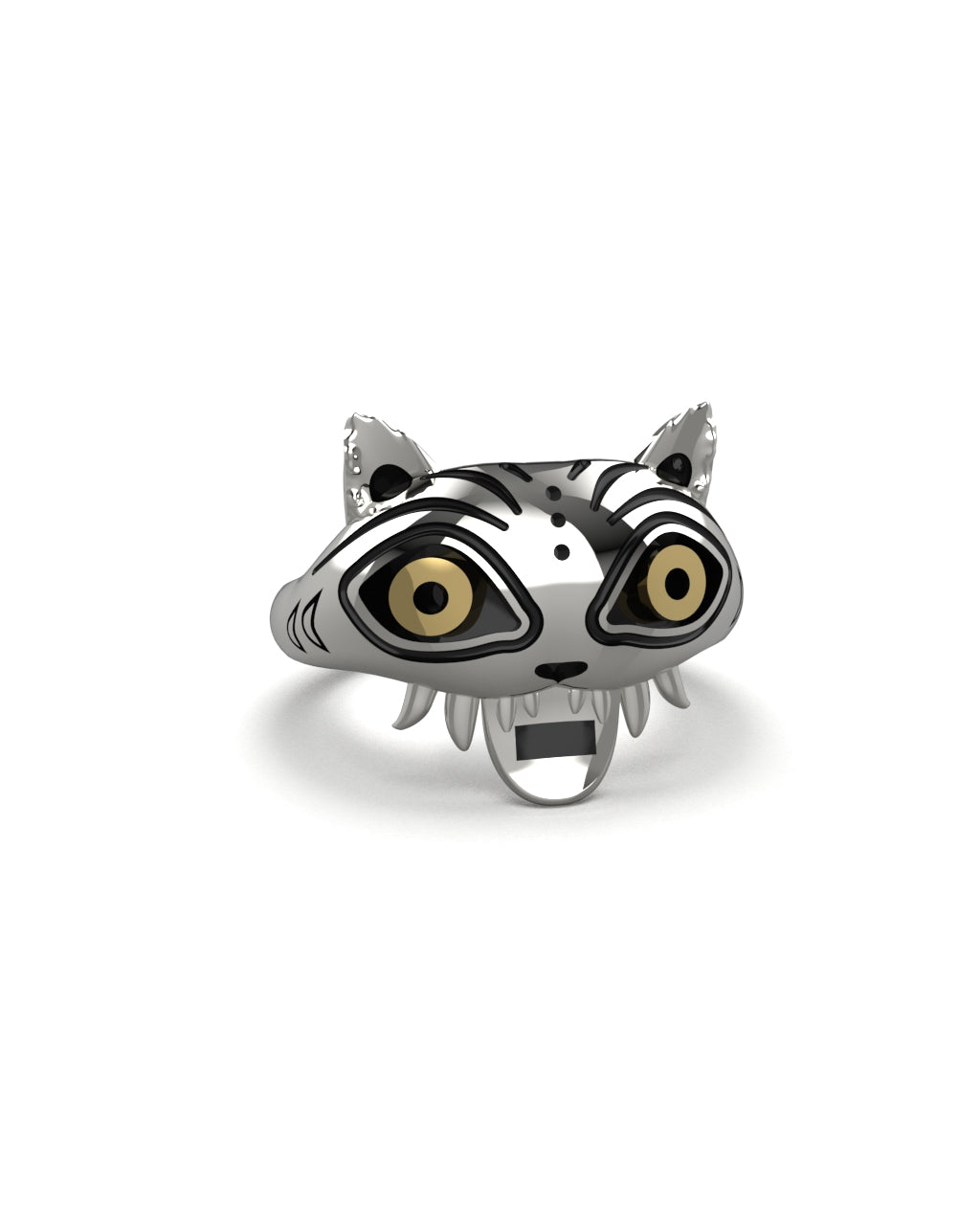 K-pop Derpy Tiger/Cat open ring