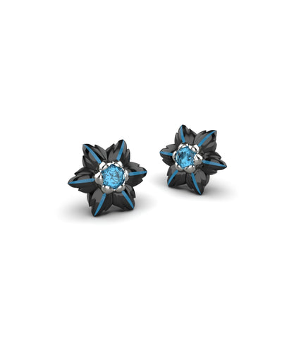 Fragment of Harmonic Whimsey Genshin Flower Stud Earrings